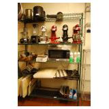 5 Shelf Wire Metal Unit (Contents Not Included)