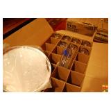 Libbey Glassware Box Set and Thunder Group Pizza Tray