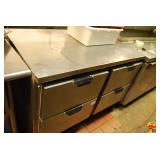 Stainless Steel Commercial Kitchen Prep Table with Drawers Approx 4 ft
