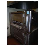 Commercial Dual Pizza Oven with Peel