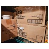 Restaurant Supplies: Libbey Side Water Glasses & Syracuse China Bowl