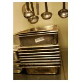 Lot of Stainless Steel Steam Table Pans