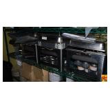 Lot of Stainless Steel Chafing Dishes with Fuel