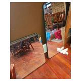 Set of Two Modern Framed Mirrors
