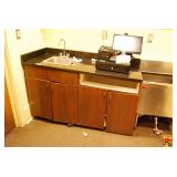 Restaurant Kitchen Sink with Cabinet (POS System is Lot 22)