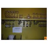 Group of Assorted Glassware (Hanging Glasses Only)