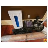 Mixed Lot: Assorted Items Including Fire Extinguisher Case, Cups, and More