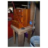 Small Wooden Dresser with Stand