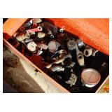 Toolboxes with Airless Spray Gun, Gauges, and Other Parts