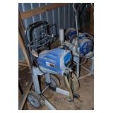 2 Graco Airless Paint Sprayers and Troy-Bilt Cart