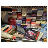 Collection of VHS Tapes, DVDs, and Vinyl Records