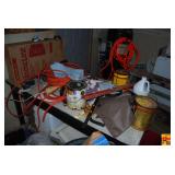 Contents of Garage - Paint Cans, Cords, and More