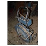 Metal Banding Dispenser Cart with Wheels