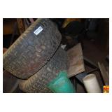 Lawn Mower Tires & Other Assorted Items