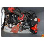 Assorted Power Tools: Ryobi, Bauer, and Others