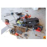 Cordless Power Tool Set with Ryobi Sawzall, Black & Decker Trimmer, Circular Saw and More