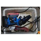 Pretec Chainsaw Sharpener & Novorik Cordless Chainsaw