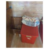 Quilt, Afghans, Totes & Singer Sewing Machine