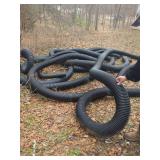 Black Corrugated Drainage Tubing