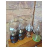 Vintage Oil Lamps