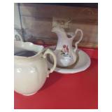 Ceramic Pitchers & Bowl