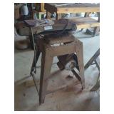 Belt Sander On Metal Stand