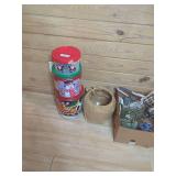 Christmas Theme Tins & Houseware Items
