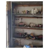 Metal Storage Shelves With Miscellaneous