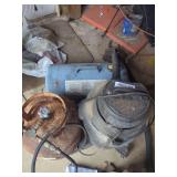 Shop Vacuum, Air Tank, and Propane Tank