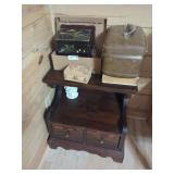Night Stand With Training Case, Trinket Box & More