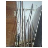 Assorted Metal Pry Bars