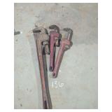 (3) Pipe Wrenches