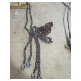 Heavy Duty Industrial Chains with Hooks