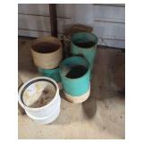 Containers Of Pulling Line & Grease