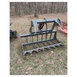 Titan Heavy Duty Rock Grapple Attachment For Skid Steer