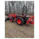 Kioti DK4510 Tractor; SN XR7600206, Equipped With Kioti KL5520 Loader & Kioti KB248 Backhoe