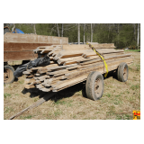 Utility Trailer with Lumber
