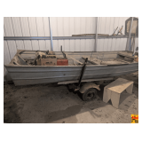 Flat-Bottom Boat & Contents