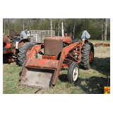 Antique Allis-Chalmers WD45 Tractor with Front-End Loader