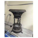 Metal Urn and Decorative Baskets - Set of Two