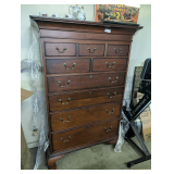 Wooden Highboy Chest of Drawers