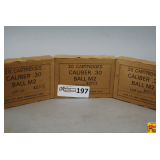Caliber .30 Ball M2 Cartridges - 20 Count Boxes