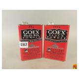 Two GOEX Black Rifle Powder Cans