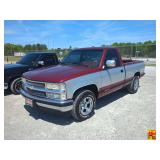 1989 Chevrolet 1500 Silverado, new AC, rims & tires & new transmission; 82,236 miles showing; VIN 1GCDC14K9KZ160595