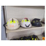 (3) Firefighter Helmets