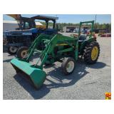 John Deere 850 Tractor With John Deere 75 Loader