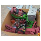 Box With Hydrant Attachments, Fire Hoses, Meter Puller & More