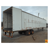 2008 53' Wabash Semi Trailer; super single tires, air ride, metal roof & swing doors; VIN 1JJV532W68L144423