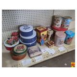 Assortment Of Tins