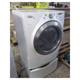 Whirlpool Duet Steam Front Load Dryer With Platform